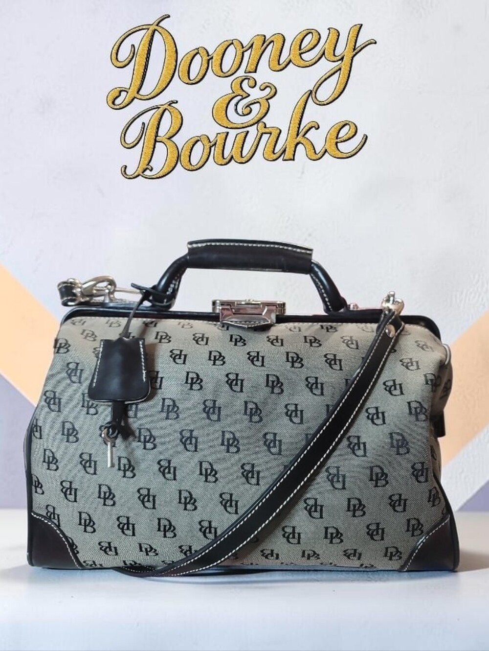 Dooney & Bourke Vintage monogram doctor satchel Made In ITALY